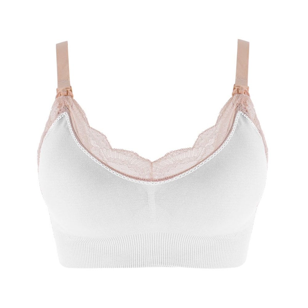 ComfortEase Seamless Nursing Bra – Breathable Maternity Bra for Easy Breastfeeding Support
