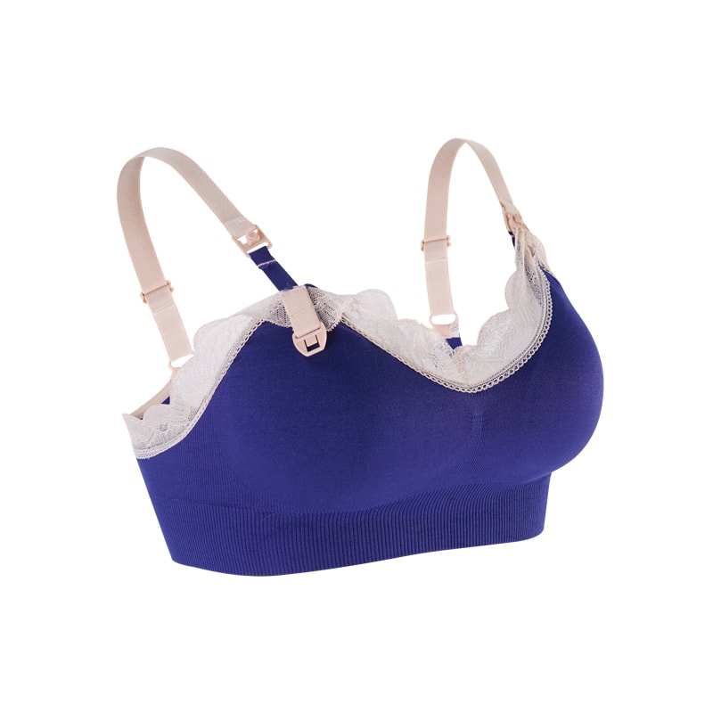 ComfortEase Seamless Nursing Bra – Breathable Maternity Bra for Easy Breastfeeding Support