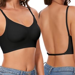invisiblelift deep u plunge backless bra for dresses with push up support