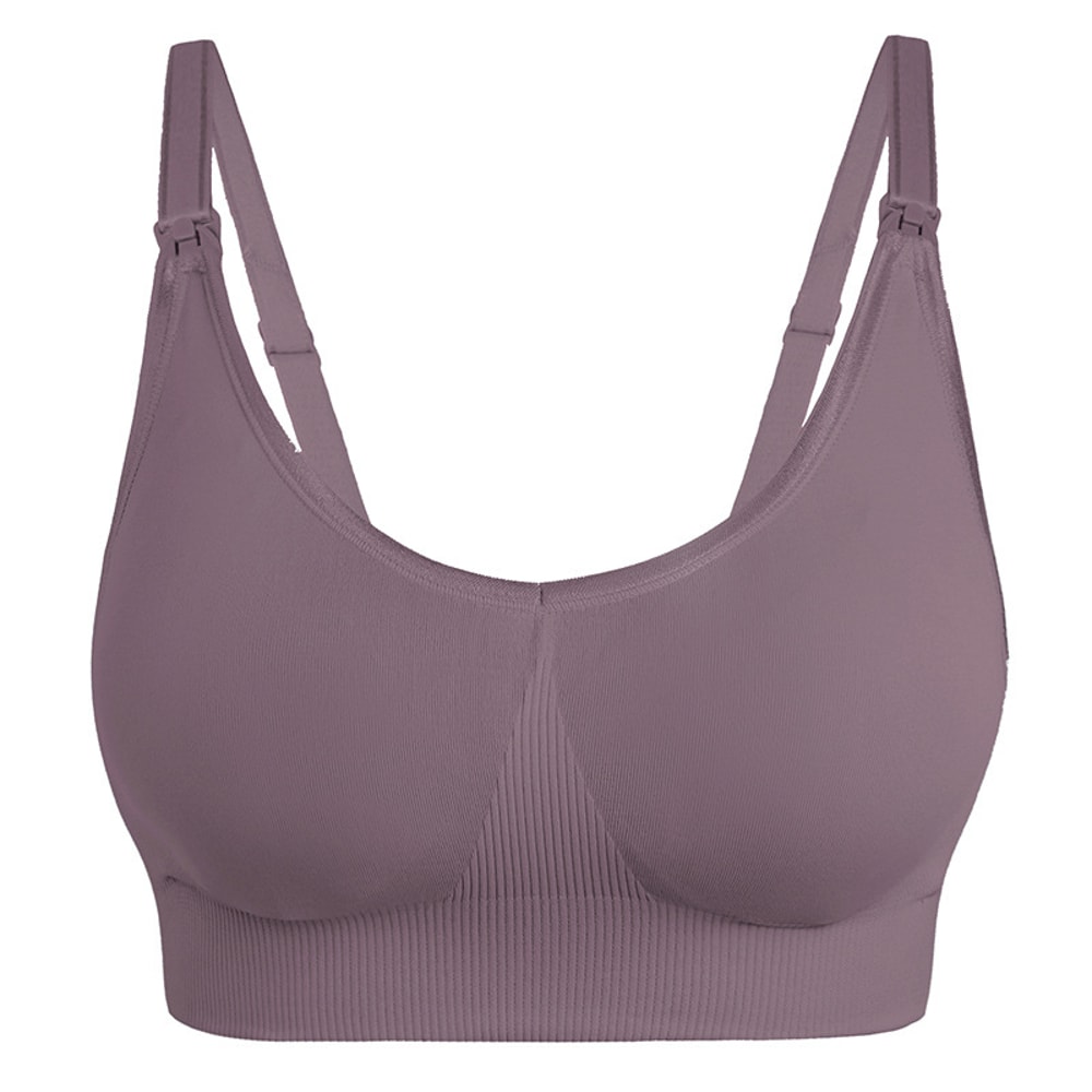 ComfortLift Seamless Nursing Bra For Pregnancy Breastfeeding Support 4