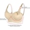 ComfortLift Seamless Maternity Nursing Bra for Breastfeeding Support and All-Day Comfort