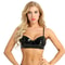 Midnight Edge Faux Leather Bralette Wet Look Punk Bustier Top 1