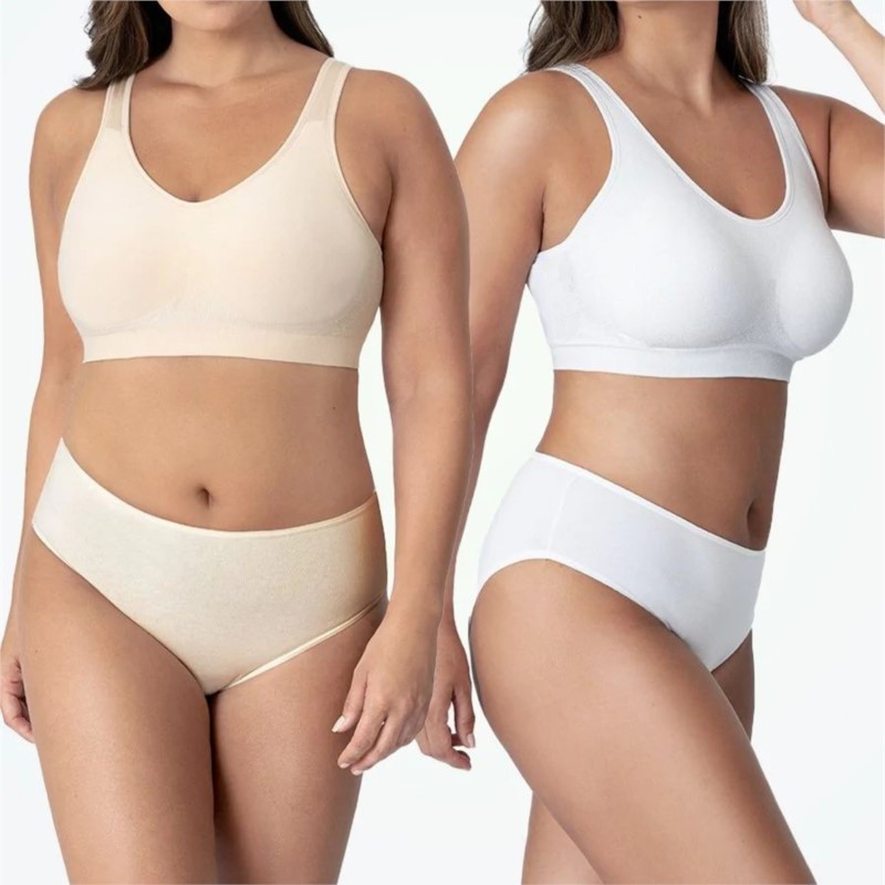 ComfortLift Wireless Shaper Bra – Seamless Push Up Support with Removable Pads