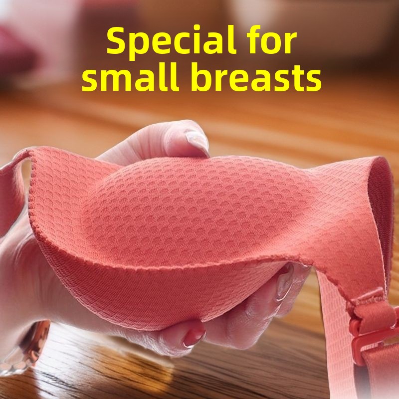 AeroLift Seamless Push Up Bra for Small Busts – Wireless T-Shirt Bra with Side Smoothing Support