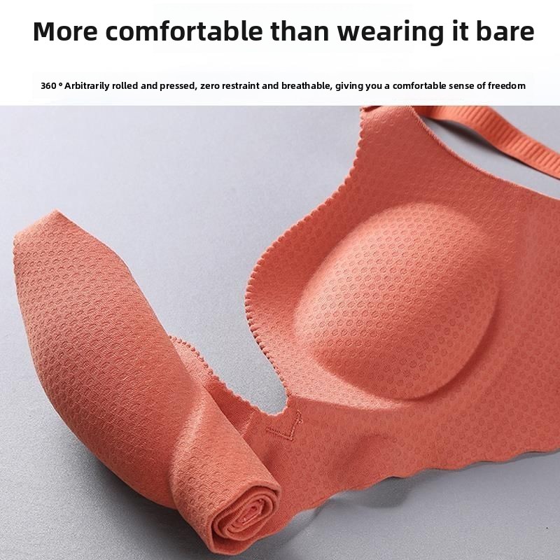 AeroLift Seamless Push Up Bra for Small Busts – Wireless T-Shirt Bra with Side Smoothing Support