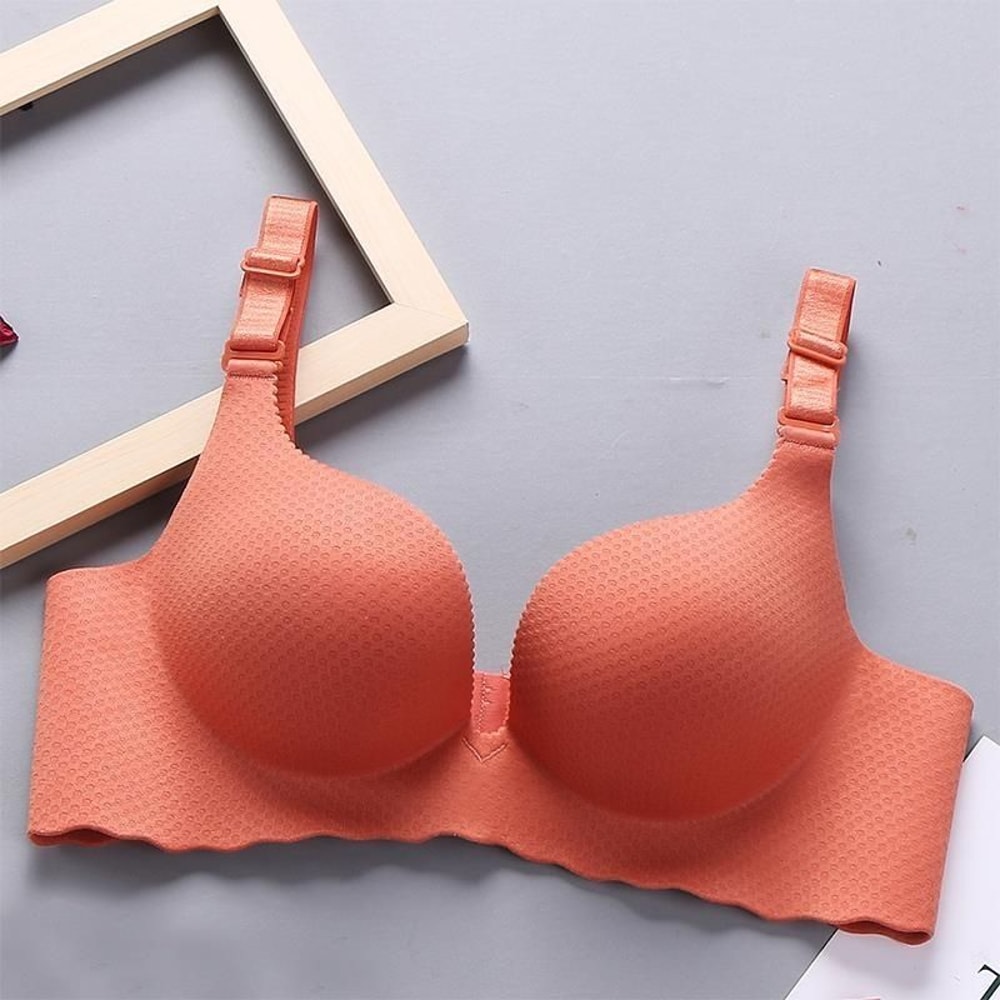 AeroLift Seamless Push Up Bra for Small Busts – Wireless T-Shirt Bra with Side Smoothing Support