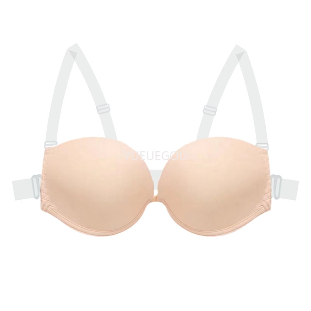 InvisibleLift Multiway Backless Push Up Bra Strapless Seamless Bridal Bralette 1