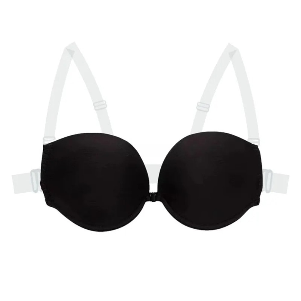 InvisibleLift Multiway Backless Push Up Bra Strapless Seamless Bridal Bralette 5