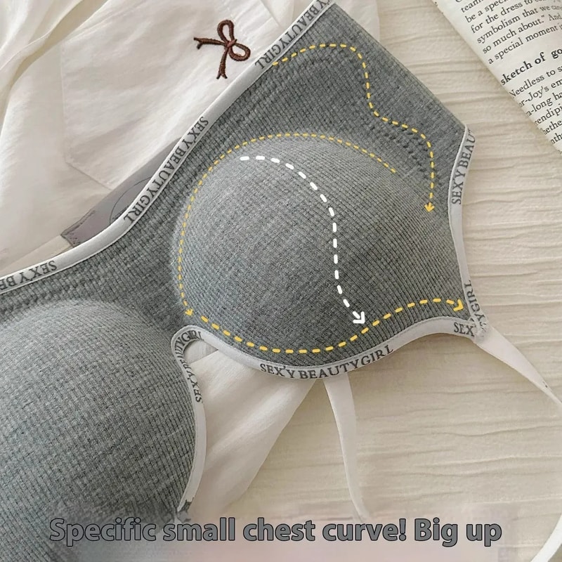 ComfortLift Wireless Push Up Bra For Small Breasts AA Cup Seamless Padded Bra 2