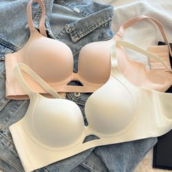 honeylift seamless push up bra for small busts – wireless invisible bralette with 3d support