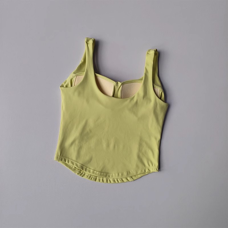 FlexLift High Support Sports Bra Tank for Running, Yoga & Training