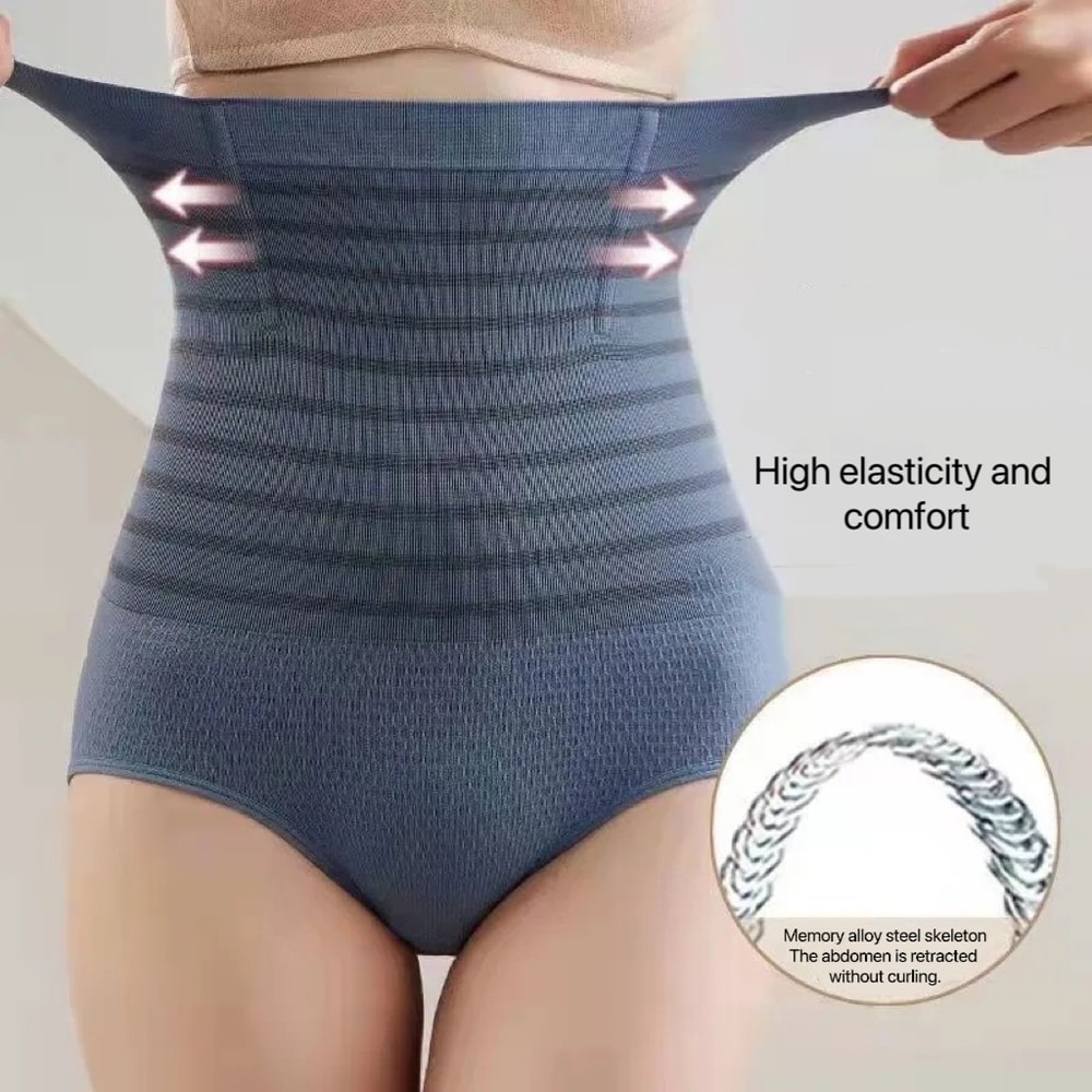 CurveSculpt Seamless High Waist Shapewear Pantiesfor Tummy Control Butt Lift 3