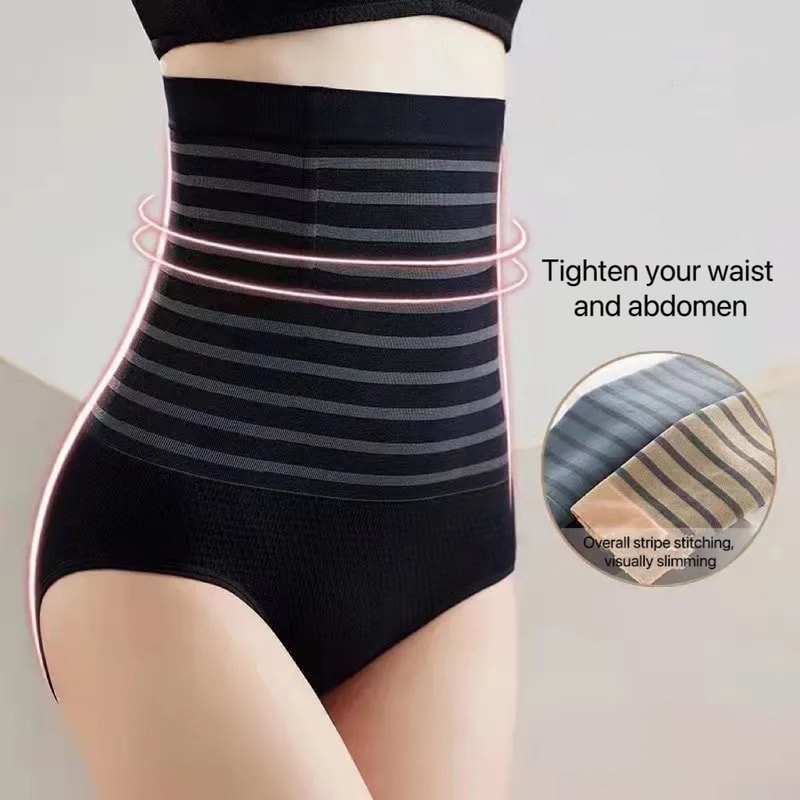 CurveSculpt Seamless High Waist Shapewear Pantiesfor Tummy Control Butt Lift 4