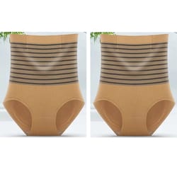 curvesculpt seamless high waist shapewear pantiesfor tummy control & butt lift