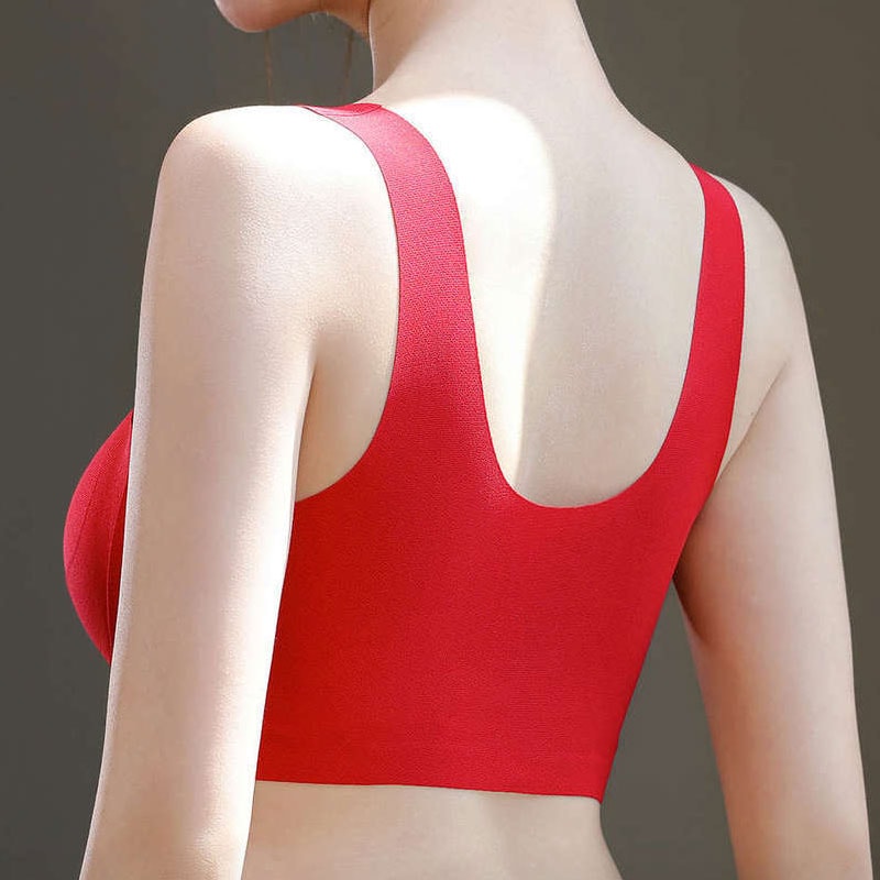ComfortLift Seamless Minimizer Bra For Women Wireless Push Up Beauty Back Support 2