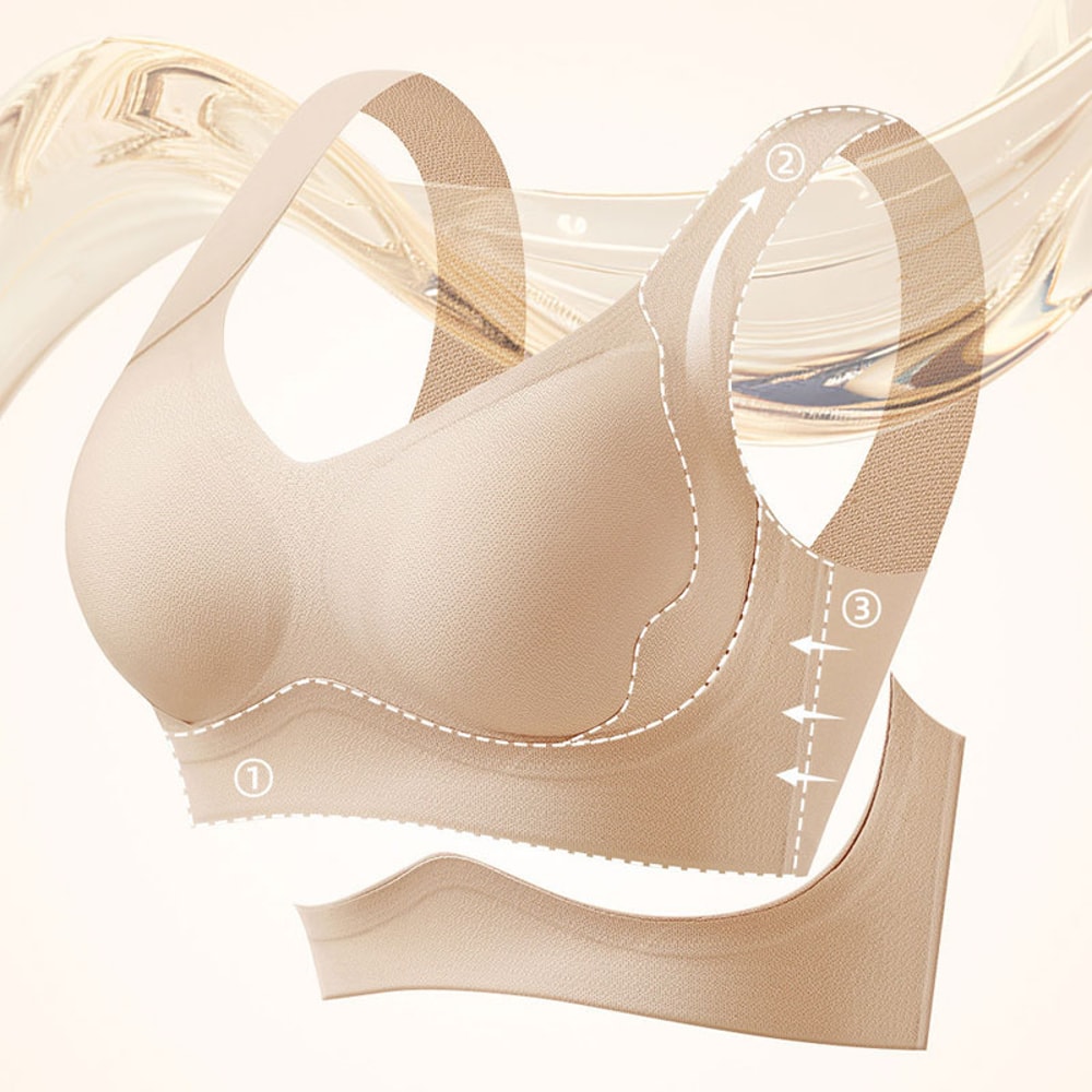 ComfortLift Seamless Minimizer Bra For Women Wireless Push Up Beauty Back Support 3