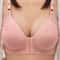 ComfortLift Front Closure Full Coverage Wireless Lace Bra for Women