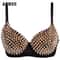 Radiant Rhinestone Bralette Top WireFree Sequined Rhinestone Bra Top For Party Festival Looks 2