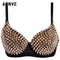 Radiant Rhinestone Bralette Top WireFree Sequined Rhinestone Bra Top For Party Festival Looks 2