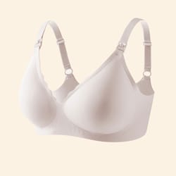 comfortair seamless nursing bra – breathable nursing bra with one-hand access & invisible comfort