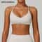 FlexLift Cross Back Sports Bra For Women Shockproof Yoga Bra Workout Crop Top 0