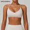 FlexLift Cross Back Sports Bra For Women Shockproof Yoga Bra Workout Crop Top 0