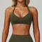 FlexLift Cross Back Sports Bra For Women Shockproof Yoga Bra Workout Crop Top 3