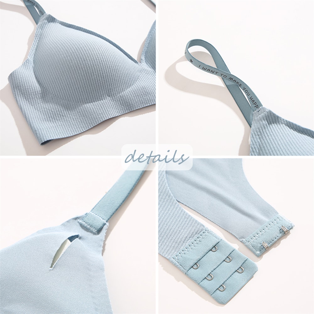 SilhouetteLift Deep V Wireless Bra Seamless Padded Bralette For Everyday Comfort 2