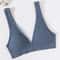 LiftEase Seamless Push Up Bra – Wireless V-Neck Backless Comfort Bralette