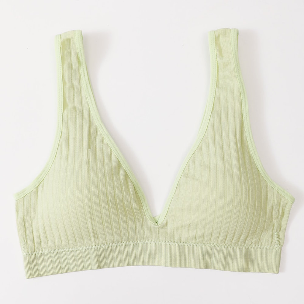 LiftEase Seamless Push Up Bra – Wireless V-Neck Backless Comfort Bralette