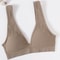 LiftEase Seamless Push Up Bra – Wireless V-Neck Backless Comfort Bralette