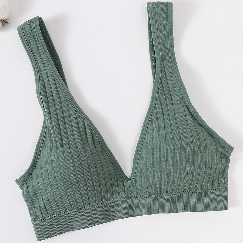LiftEase Seamless Push Up Bra – Wireless V-Neck Backless Comfort Bralette