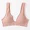 LiftEase Seamless Push Up Bra – Wireless V-Neck Backless Comfort Bralette