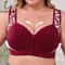 ComfortLift Plus Size Front Closure Bra – Wireless Support with Wide Straps & Breathable Fit