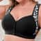 ComfortLift Plus Size Front Closure Bra – Wireless Support with Wide Straps & Breathable Fit
