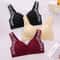 ComfortLift Plus Size Front Closure Bra – Wireless Support with Wide Straps & Breathable Fit