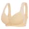 ComfortLift Plus Size Front Closure Bra – Wireless Support with Wide Straps & Breathable Fit