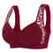 ComfortLift Plus Size Front Closure Bra – Wireless Support with Wide Straps & Breathable Fit