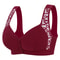ComfortLift Plus Size Front Closure Bra – Wireless Support with Wide Straps & Breathable Fit