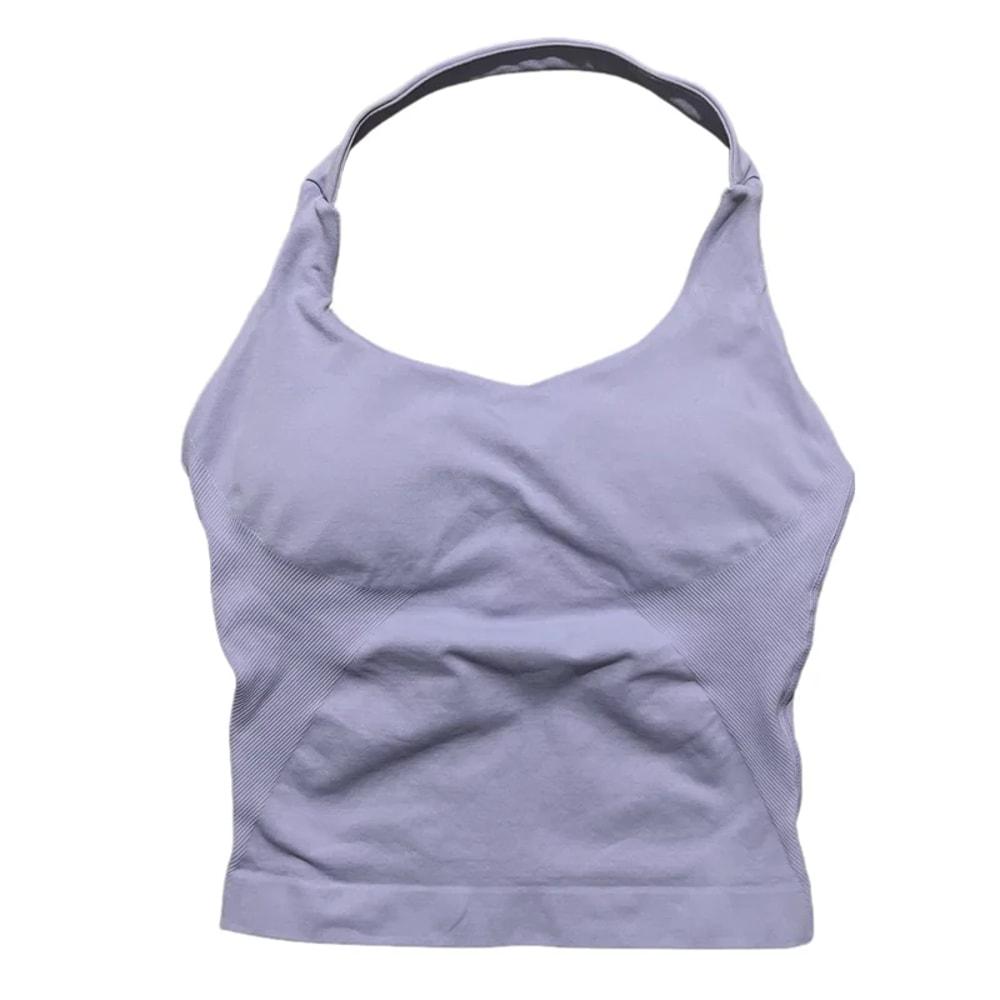 FlexCurve Seamless Backless Yoga Sports Bra Tank for Women