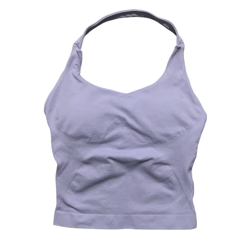 FlexCurve Seamless Backless Yoga Sports Bra Tank for Women