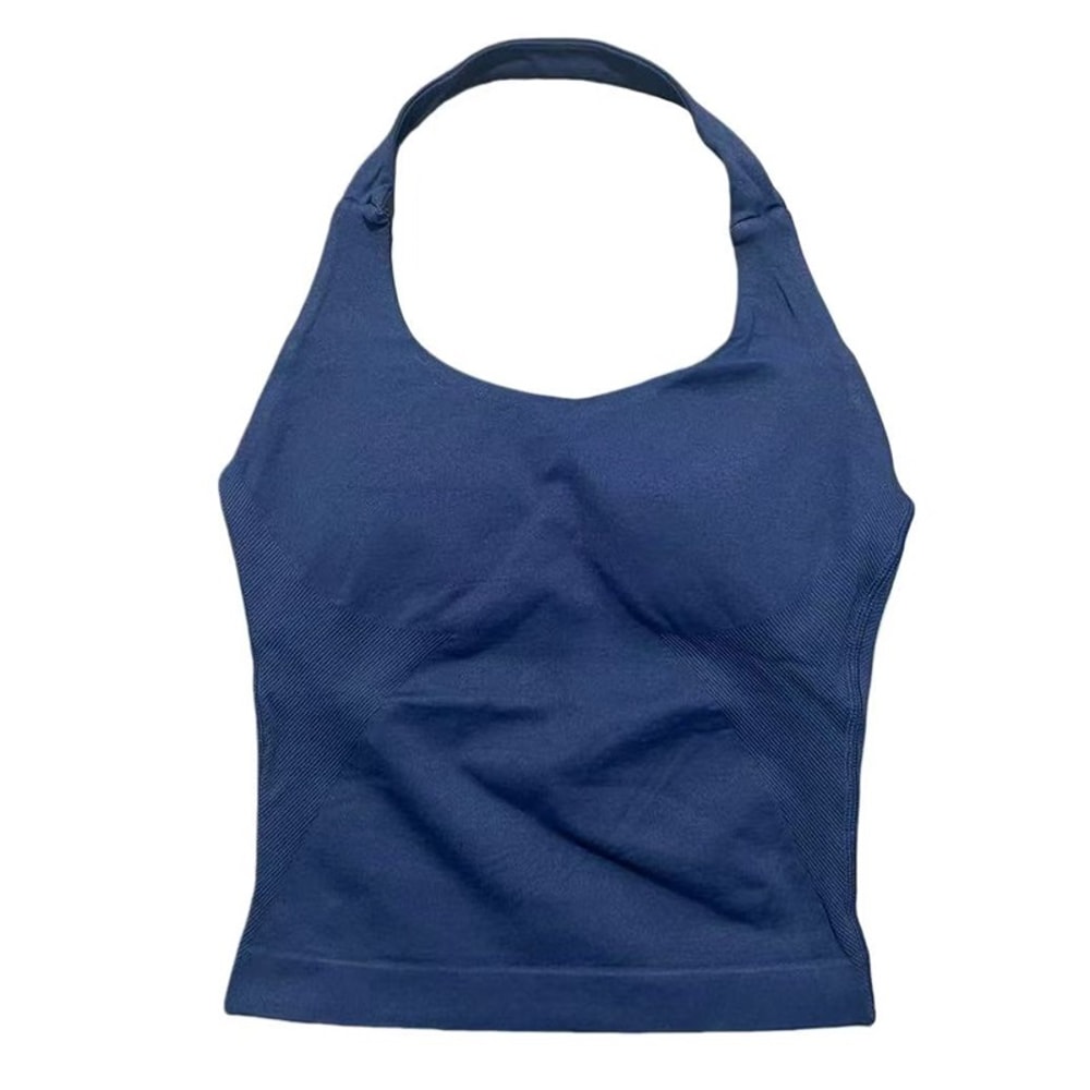 FlexCurve Seamless Backless Yoga Sports Bra Tank for Women