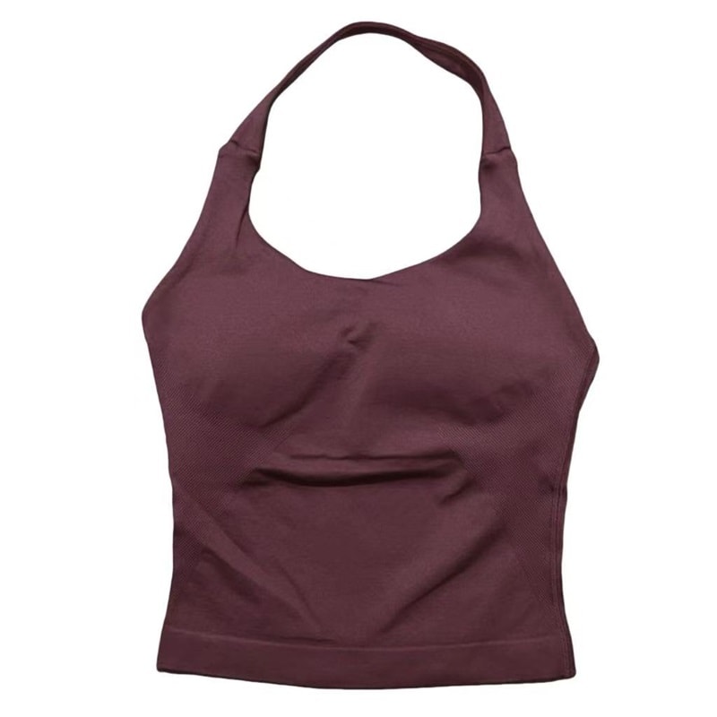 FlexCurve Seamless Backless Yoga Sports Bra Tank for Women