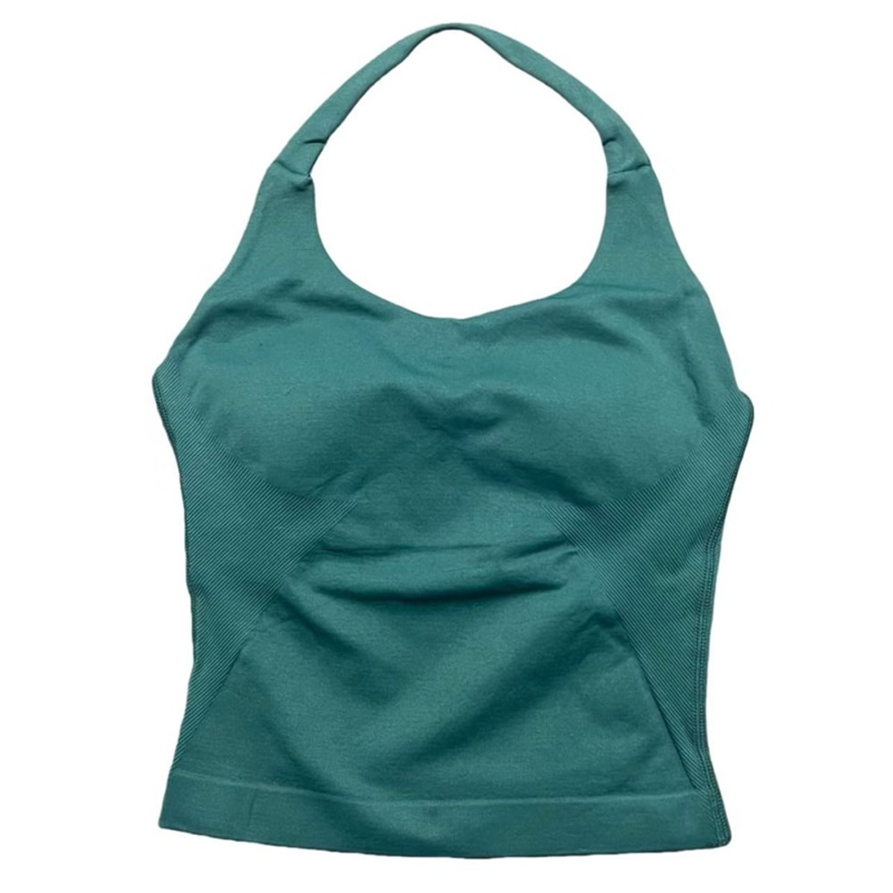 FlexCurve Seamless Backless Yoga Sports Bra Tank for Women