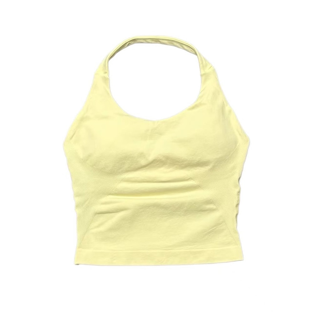 FlexCurve Seamless Backless Yoga Sports Bra Tank for Women