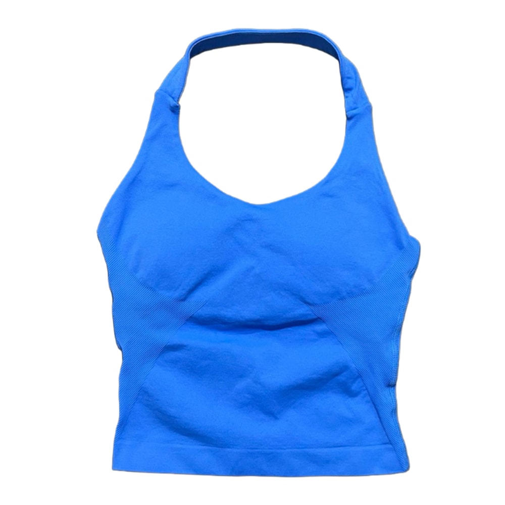 FlexCurve Seamless Backless Yoga Sports Bra Tank for Women