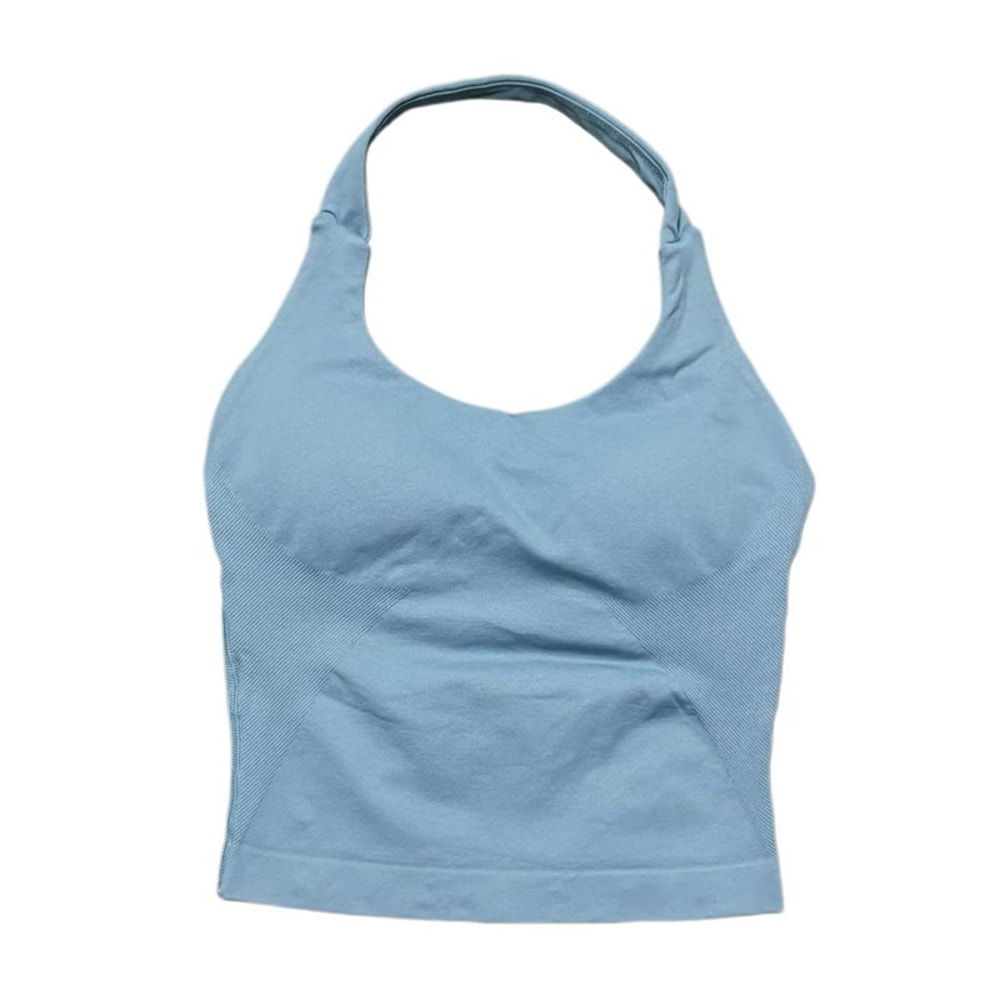 FlexCurve Seamless Backless Yoga Sports Bra Tank for Women