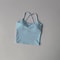 Padded Yoga Sports Bra Tank for Women – Thin Strap Fitness & Pilates Support