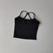 Padded Yoga Sports Bra Tank for Women – Thin Strap Fitness & Pilates Support