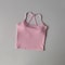 Padded Yoga Sports Bra Tank for Women – Thin Strap Fitness & Pilates Support